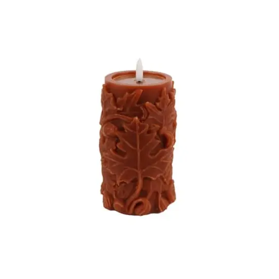 6" Fall Leaf LED Pillar Candle by Ashland&reg; Maple Leaf {4}