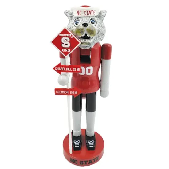 Santa's Workshop 12" North Carolina State University Rivalry Nutcracker {1}