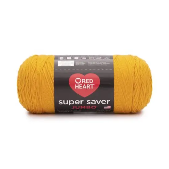 Red Heart&reg; Super Saver&reg; Solid Jumbo Yarn, 14oz. Gold {1}