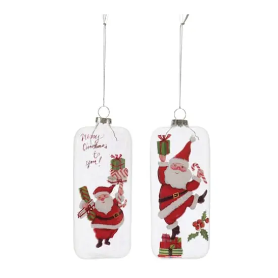 12ct. 6" Whimsical Santa Ornaments {3}