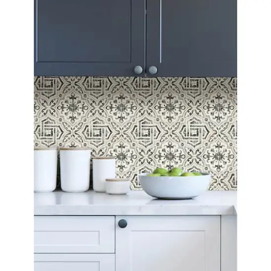 NuWallpaper Black Landondale Peel & Stick Wallpaper {5}