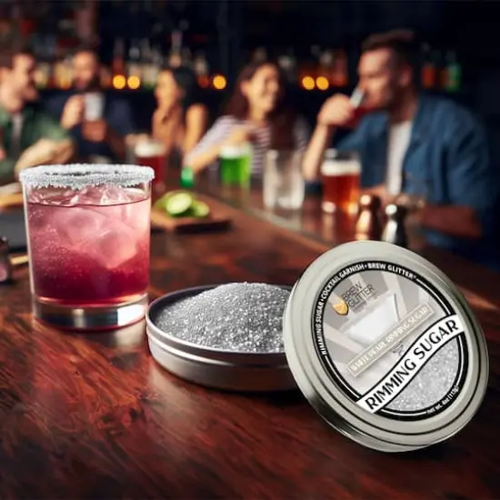 Bakell&reg; Brew Glitter Rimming Sugar White {5}