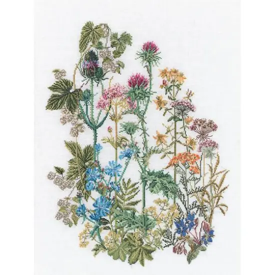 Thea Gouverneur Herbs Cross Stitch Kit {1}