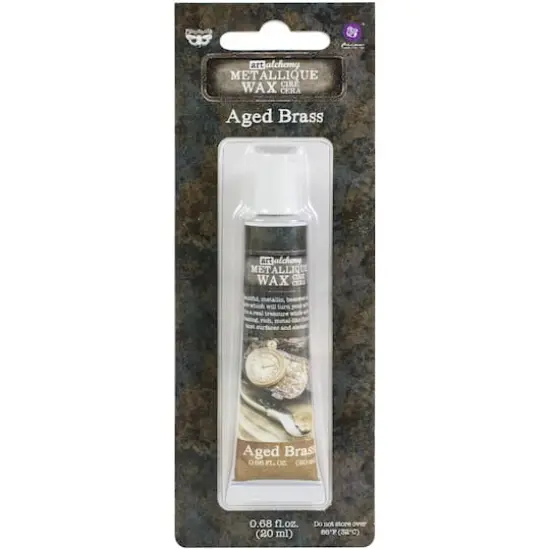 Finnabair&reg; Art Alchemy Metallique Wax, 0.68oz. Aged Brass {1}