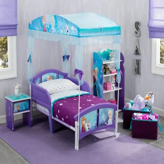 Delta Children Disney&reg; Frozen Canopy Toddler Bed {3}