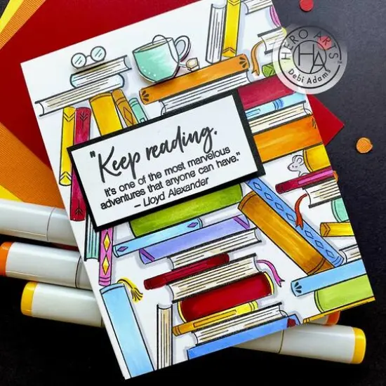 Hero Arts Literary Quotes Clear Stamps {3}