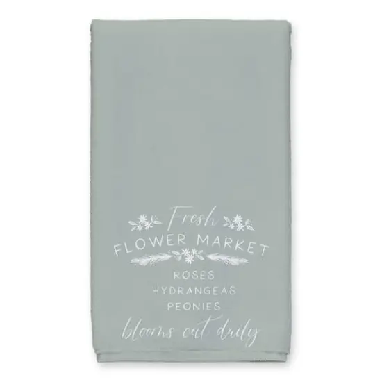 Mint Flower Market Tea Towel Set {3}