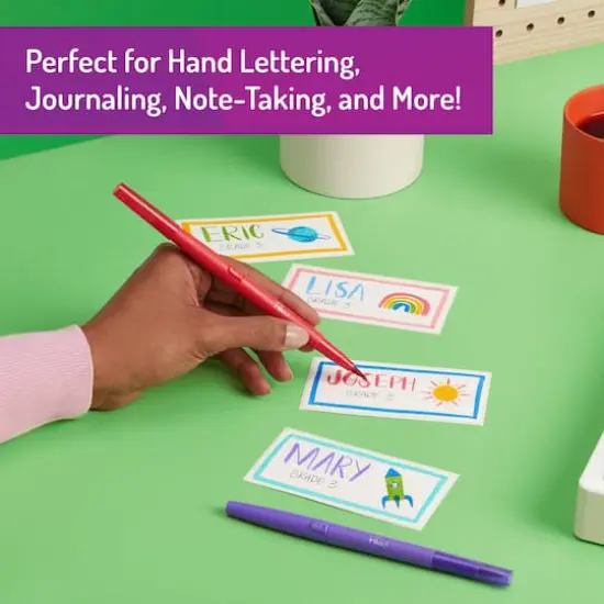 Paper Mate&reg; Flair!&reg; 8 Color Brush & Medium Dual Tip Felt Pens {7}