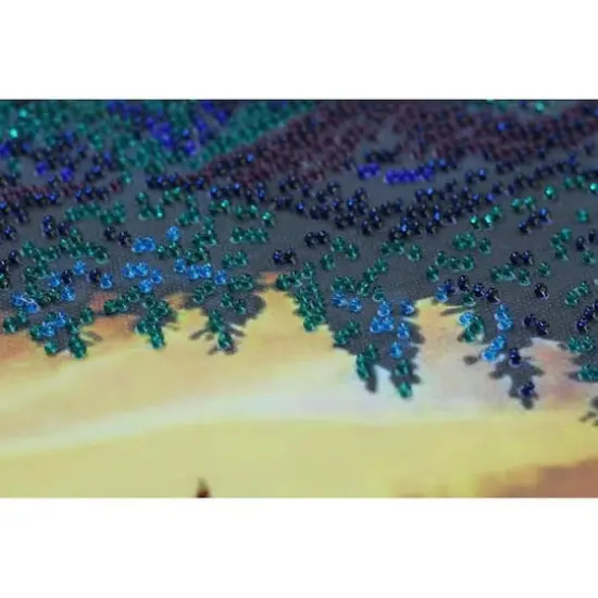 Abris Art At a Lake Bead Embroidery Kit {8}