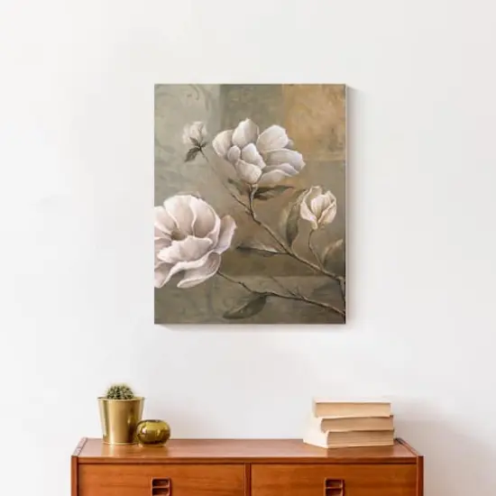Sage Magnolias 16" x 20" Canvas Wall Art {5}