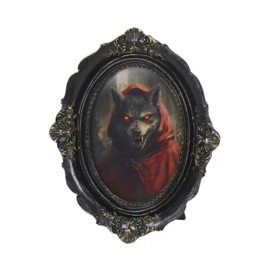 8.25" Lenticular Red Riding Hood Tabletop Décor in Ornate Frame by Ashland® {3}