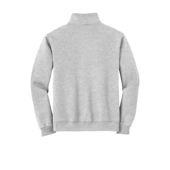 JERZEES&reg; NuBlend&reg; 1/4-Zip Cadet Collar Sweatshirt Ash {5}