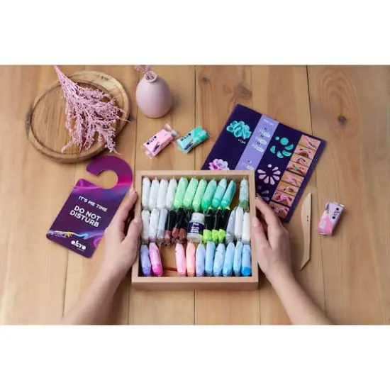 OKTO DIY Wood & Craft Tenderness Succulents Clay Kit {9}