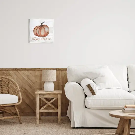 Stupell Industries Happy Harvest Pumpkin Country Rustic Wall Plaque Art {3}