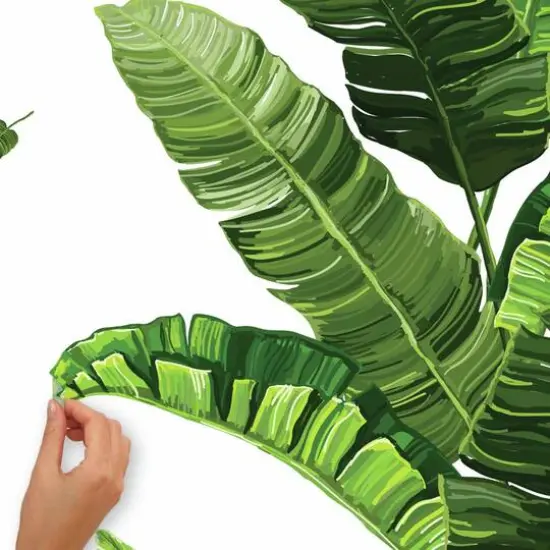 RoomMates Banana Leaf Peel & Stick Wall Decals {5}