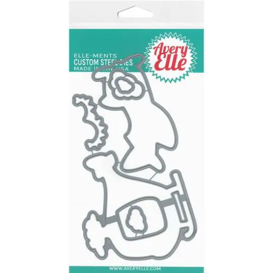 Avery Elle Elle-Ments Peek A Boo Flight Custom Steel Dies {1}