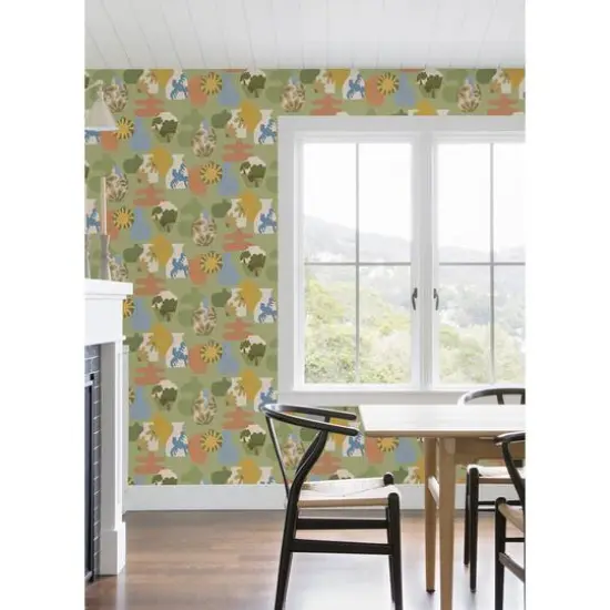 Alja Horvat Sage Miracle Vases Peel & Stick Wallpaper {4}