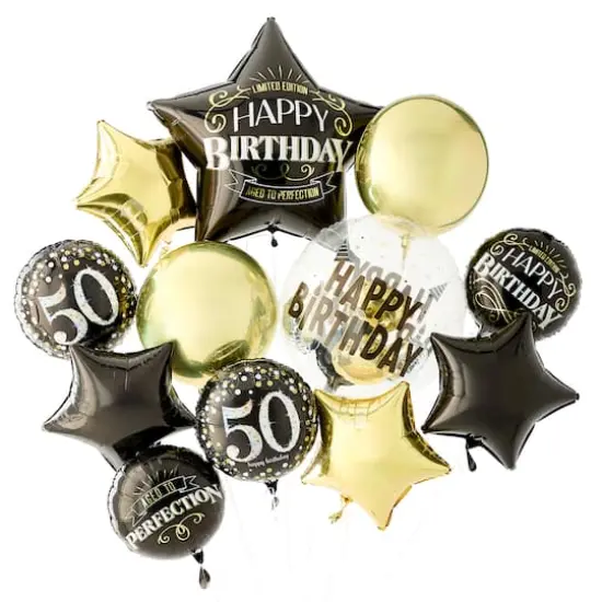 Better with Age Foil Balloon Bundle 50 years {1}