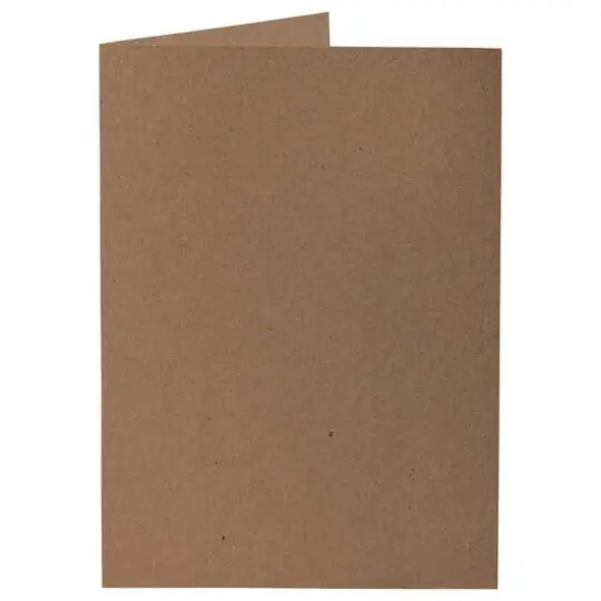 JAM Paper A7 Brown Kraft Blank Foldover Cards {3}
