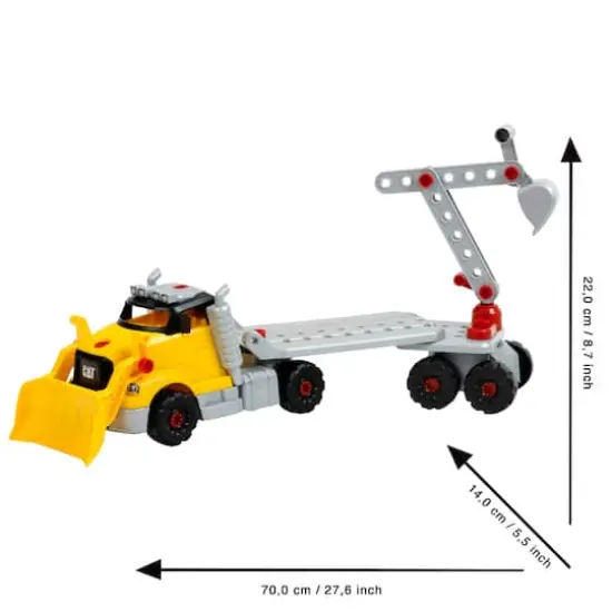 Theo Klein CAT&reg; Excavator Tool Truck 4-in-1 Set {5}