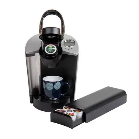 Mind Reader Black Compact Single Serve Coffee Pod Holder Coffee Station and Pod Capsule Storage Organizer {10}