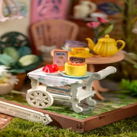 Rolife&reg; Fancy Tea Yard DIY Miniature House Kit {6}
