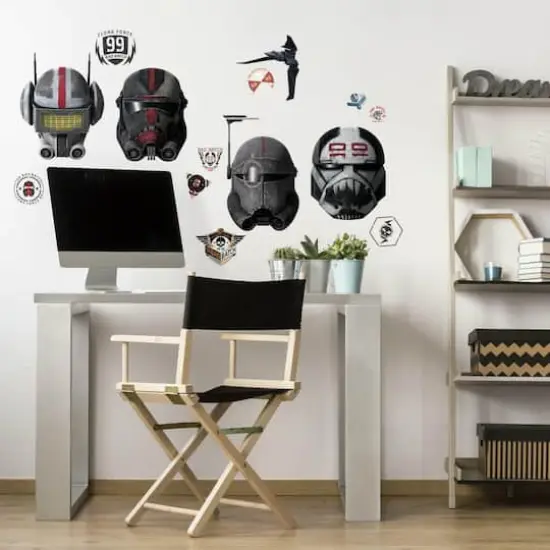 RoomMates Bad Batch Helmets Peel & Stick Giant Wall Decal {1}