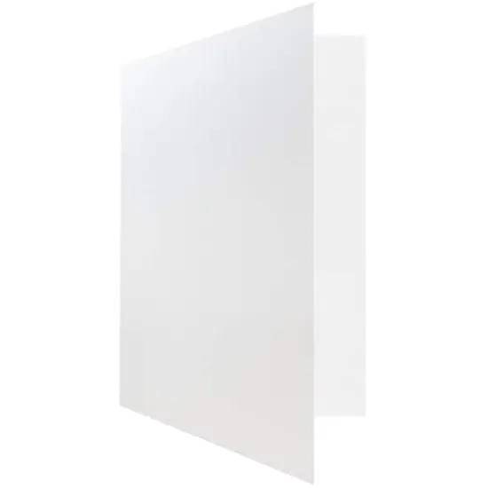 JAM Paper Premium Matte 2-Pocket Folders, 6ct. White {6}