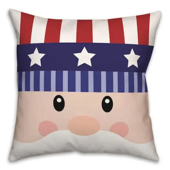 Uncle Sam Face Indoor/Outdoor Pillow {1}