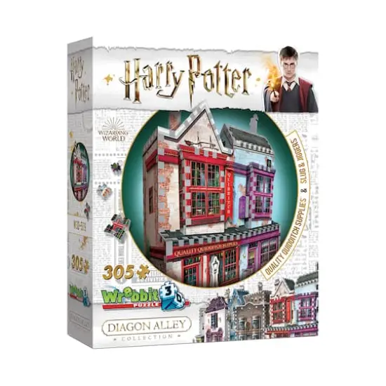 Harry Potter™ Diagon Alley Collection Quality Quidditch Supplies™ & Slugs & Jiggers™ 305 Piece 3D Puzzle {1}