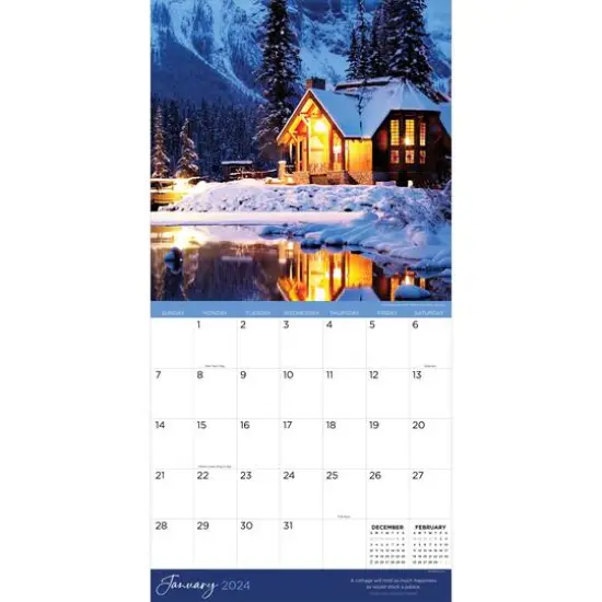 TF Publishing 2024 Cottage Life Wall Calendar {4}