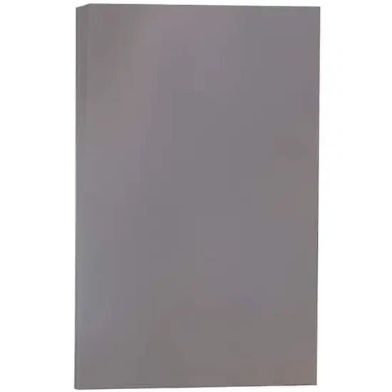 JAM Paper Matte 8.5" x 14" 28lb. Paper, 50 Sheets Dark Gray {1}