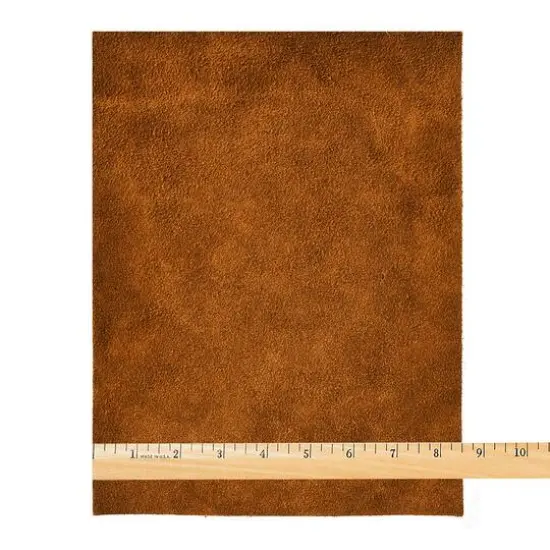Realeather&reg; 8.5" x 11" Suede Trim Piece Suede Brown {5}