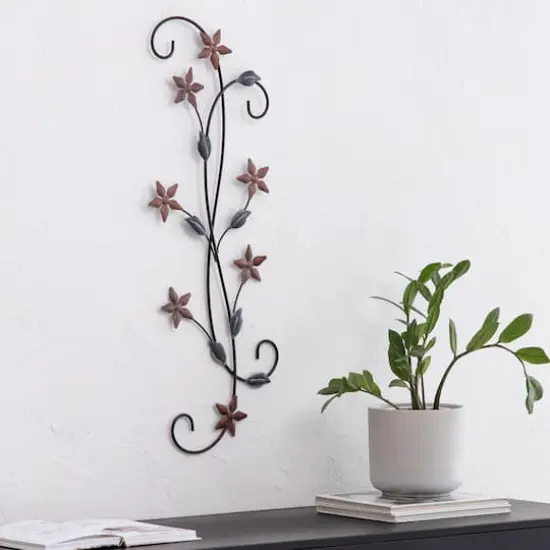 Habitat Decor 30" Chemilla Floral Metal Wall Art {4}