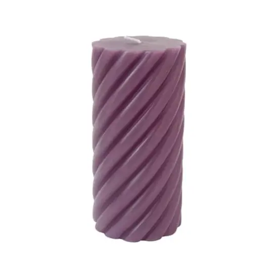 3" x 6" Twisted Scented Pillar Candle by Ashland&reg; Iris and Rosewater {1}