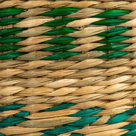 Hello Honey&reg; Green & Natural Verdant Seagrass Basket Set  {9}