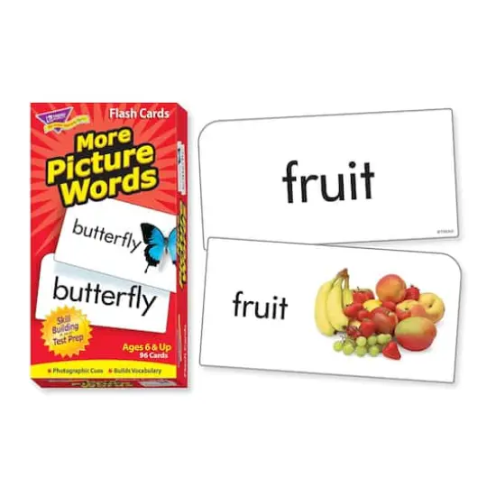 Trend Enterprises&reg; More Picture Words Skill Drill Flash Cards {3}