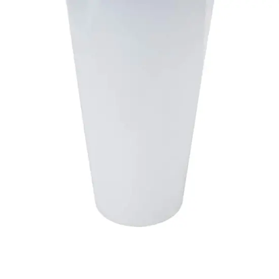 48" White Fiberglass Minimalistic Decorative Vase {3}