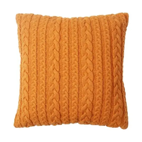16" Orange Sweater Throw Pillow by Ashland&reg; {4}