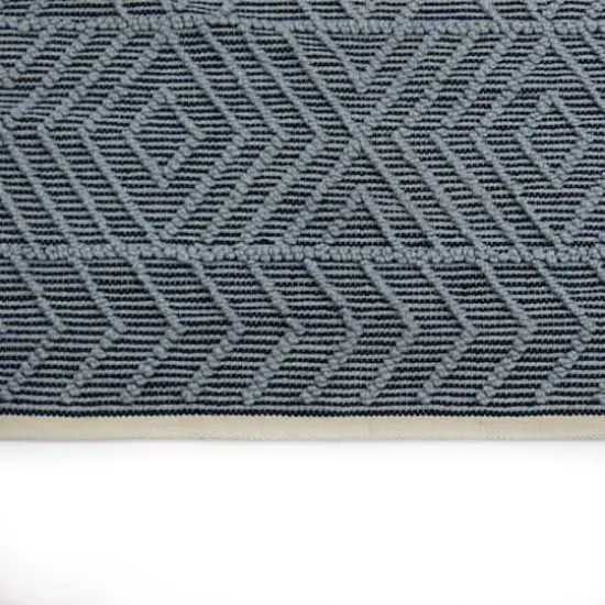 National Outdoor Living&reg; Hand Woven Outdoor Rug Navy Blue {5}
