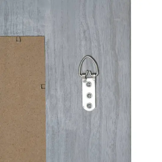 American Art Decor Sea Spray Grey Wash Framed Mirror - 24"x 24" {8}