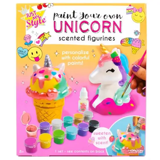 Just My Style&reg; Paint Your Own Scented Unicorn Figurines {1}