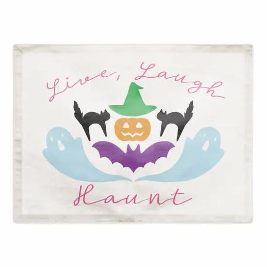 Live Laugh Haunt Poly Twill Placemat {1}
