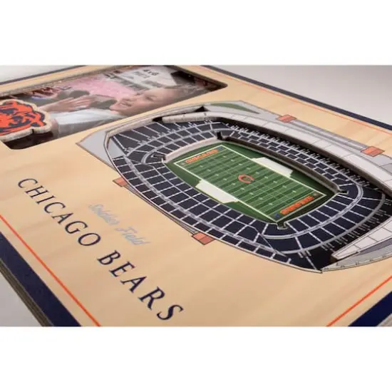 NFL 3D StadiumViews Picture Frame Chicago Bears {5}