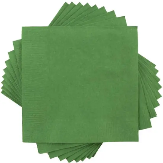 JAM Paper Medium Lunch Napkins, 100ct. Green {1}