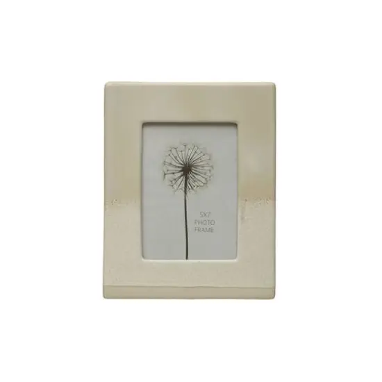 Hello Honey&reg; Reactive Glaze Stoneware 5" x 7" Photo Frame {1}