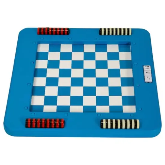 Swim Central 20" Floating Checkers & Backgammon Magnetic Swimming Pool Board Game Combo {1}