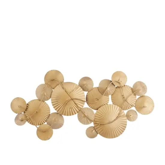 Aquamarine Metal Coastal Wall Decor, 26" x 52" x 3" {5}