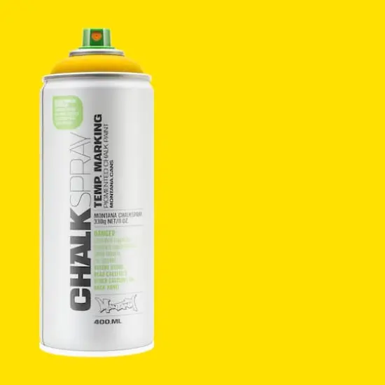 Montana&trade; Cans Chalkspray, 400mL Yellow {4}