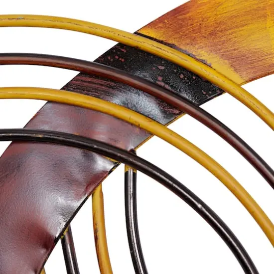 Multicolor Abstract Semi Circle Wall Accent {3}